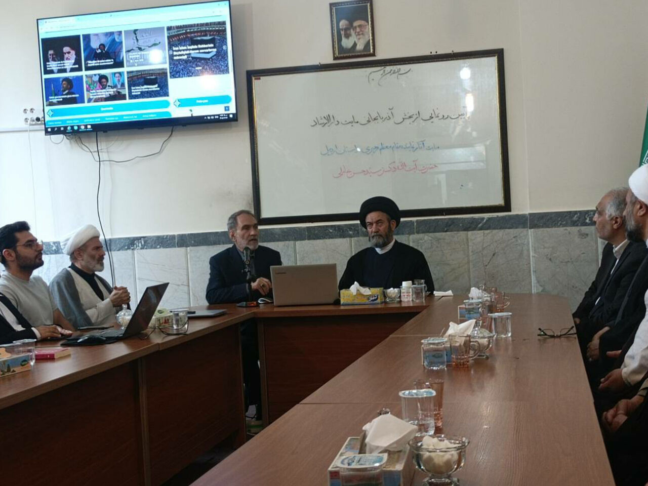 صفحه آذربایجانی سایت دارالارشاد دفتر امام جمعه اردبیل رونمای