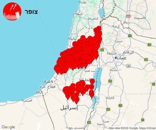 آژیر خطر در تل‌آویو، قدس و مرکز فلسطین اشغالی دوباره طنین ان