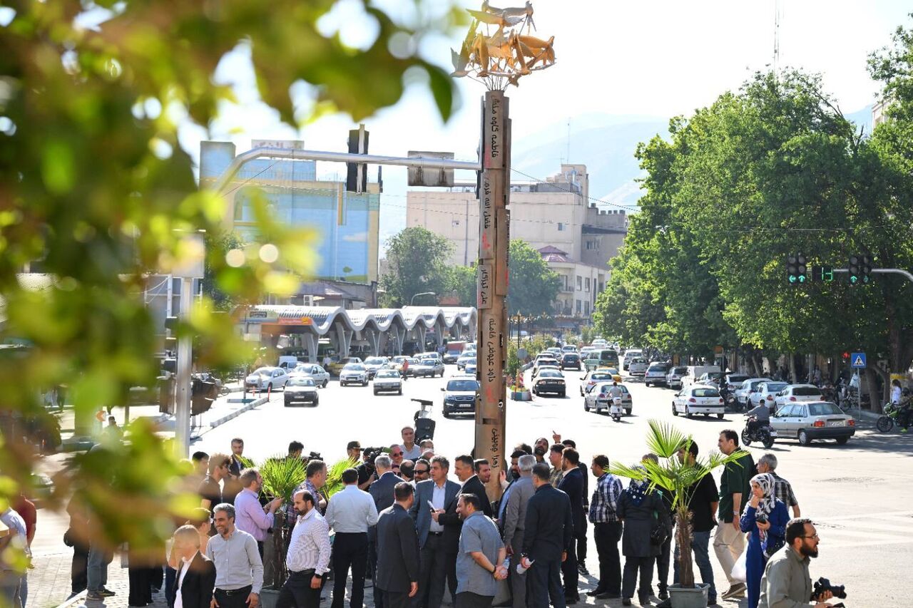رونمایی از یادمان‌های شهدای «جنگ ۱۲روزه» در تهران