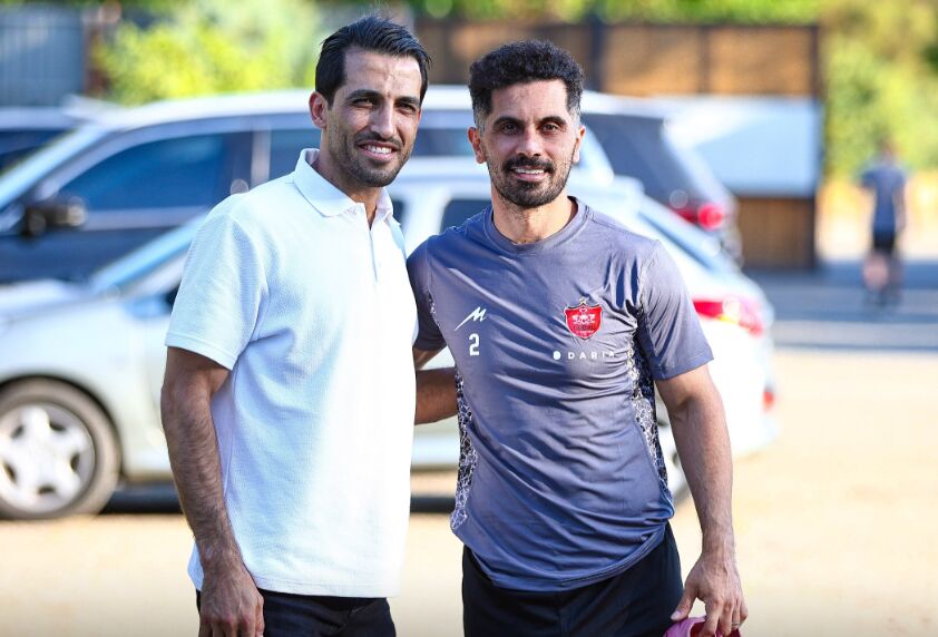 بازگشت وحید امیری به جمع پرسپولیسی‌ها + عکس