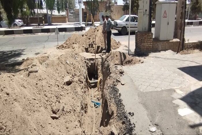 ریشه درختان اکالیپتوس باعث ترکیدگی لولههای آب نهبندان شد