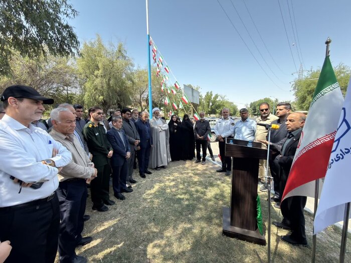 رونمایی از سنگ مزار سردار رشید در دزفول