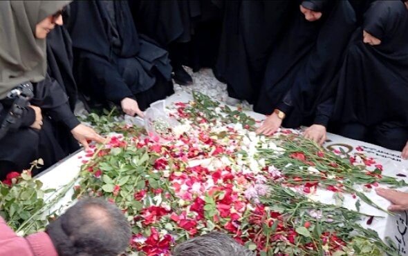 برگزاری نخستین سالگرد شهیدان حاجیزاده و محمود باقری در بهشت زهرا(س) + فیلم