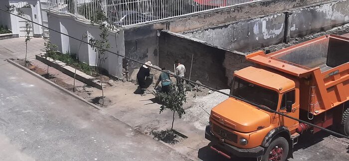 آغاز بازسازی مناطق آسیبدیده فردیس با مشارکت گروههای جهادی