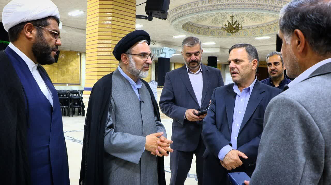 فیلم | رئیس سازمان اوقاف: حسینیه اعظم زنجان بهتر از قبل بازس