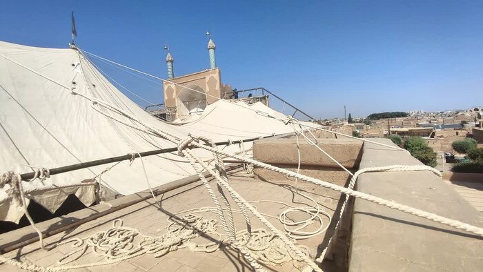 فیلم/ آیین سنتی پوش‌کشی در یزد