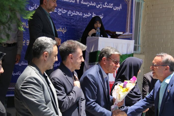 عملیات اجرایی مدرسه خیّرساز روستای نامیله ملایر آغاز شد