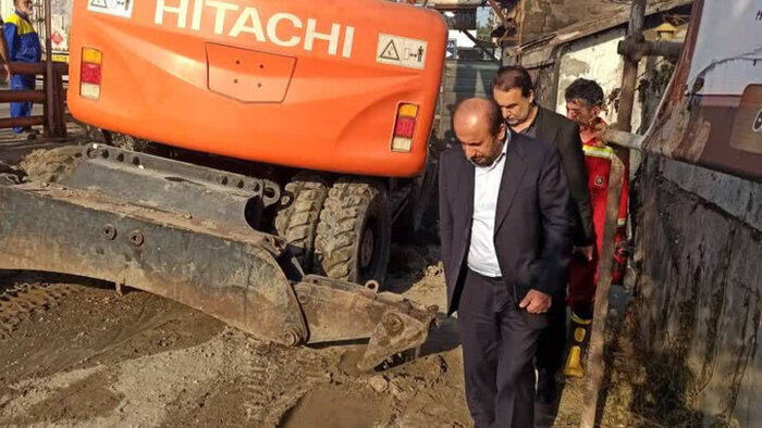 حریق خط لوله گاز در ونوش نوشهر با تلاش نیروهای امدادی مهار شد