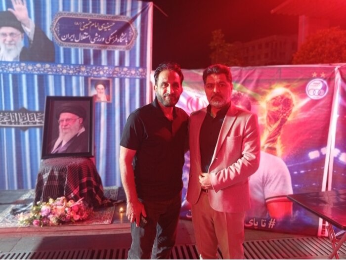 پرچم عزای حسین(ع) در موکب استقلال برافراشته شد