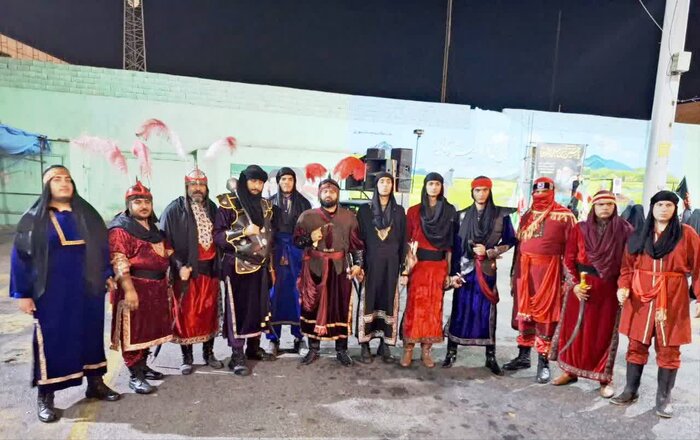 تجلی حماسه عاشورا در قاب هنرمندان ساوجی