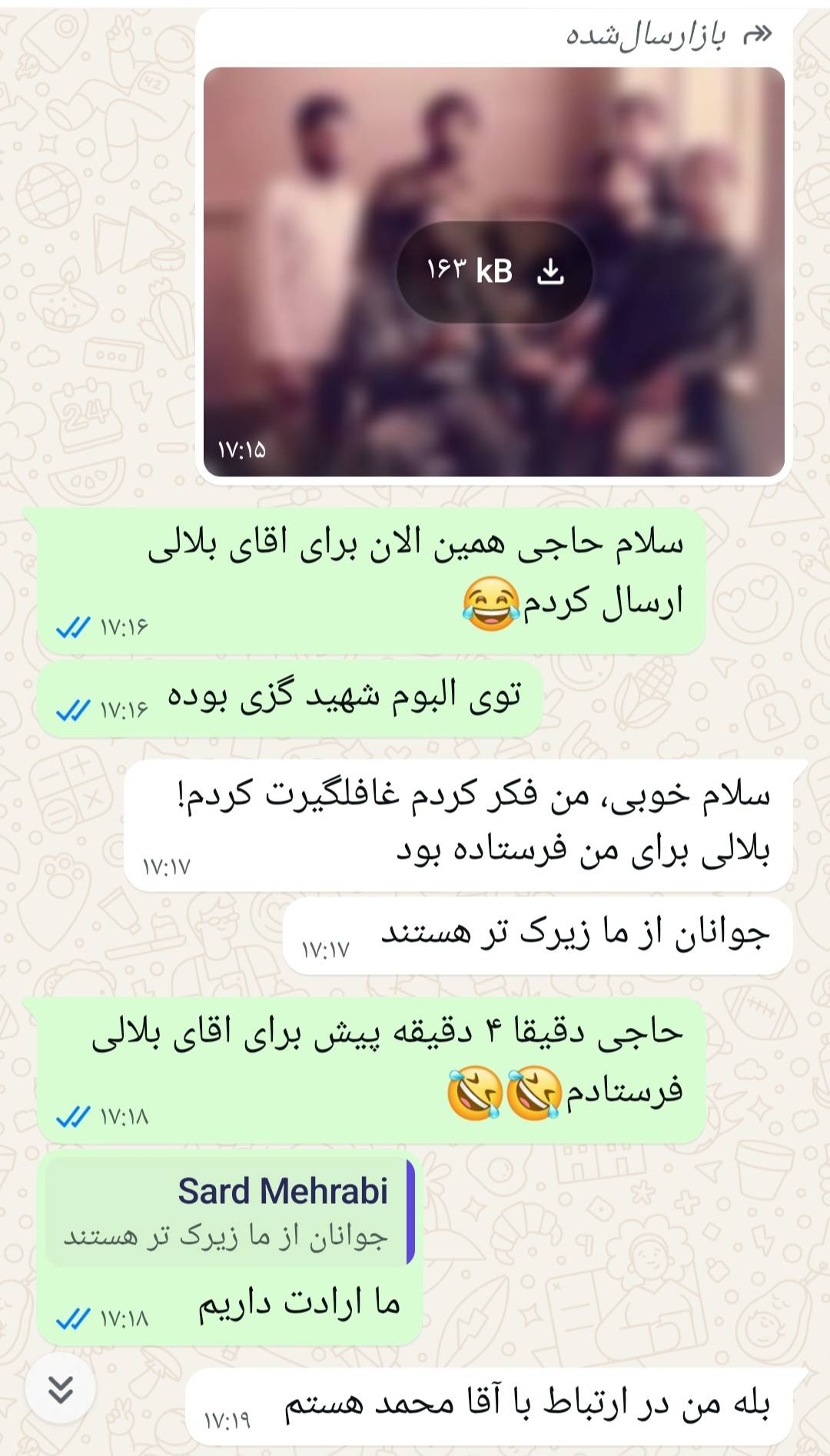 حاجغلام محرابی، مرد باوقارِ جبهههای نبرد بود