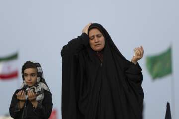 عزاداری در صحرا سمنان