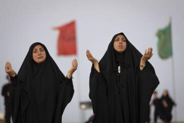 عزاداری در صحرا سمنان