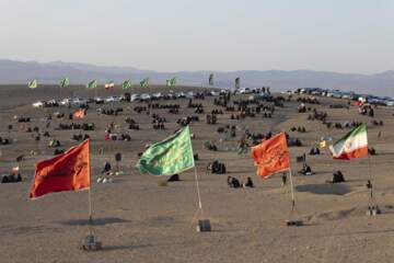 عزاداری در صحرا سمنان