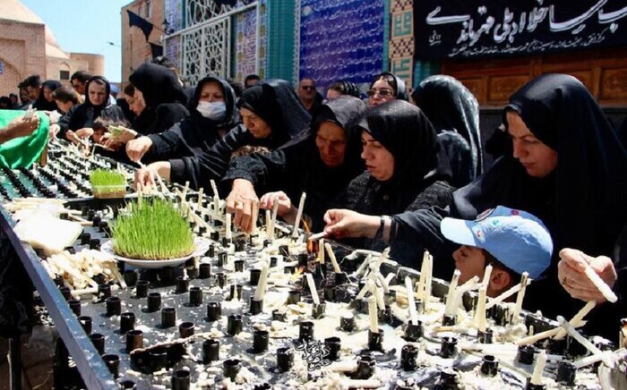 آیین شمعگردانی تاسوعای حسینی در اردبیل آغاز شد
