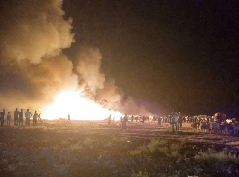 آتشسوزی باعث اتلاف دهها راس دام عشایر در پارسآباد شد