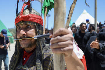 آيين سنتی خيمه سوزان در طاقانک