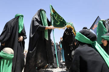 آيين سنتی خيمه سوزان در طاقانک