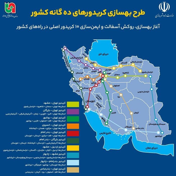 تغییر نقشه تجاری ایران؛ تمرکز ویژه راهداری بر کریدورهای شمالی کشور
