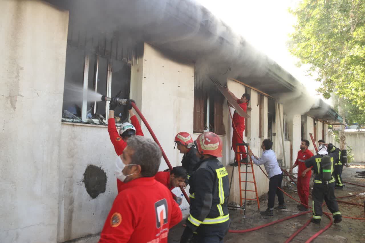 Video: Firefighting operations at Shahid Oshayir Hospital in Khorramabad