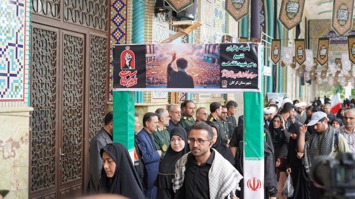 گلستان آماده خلق حماسهای دیگر در بدرقه امام شهید ایران