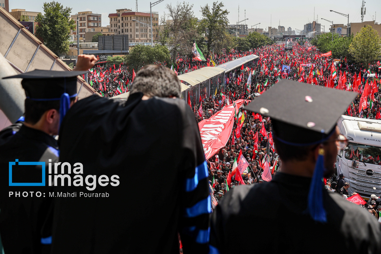 آقای شهید ایران! خداحافظ سلام ما را به آقا روحالله برسان