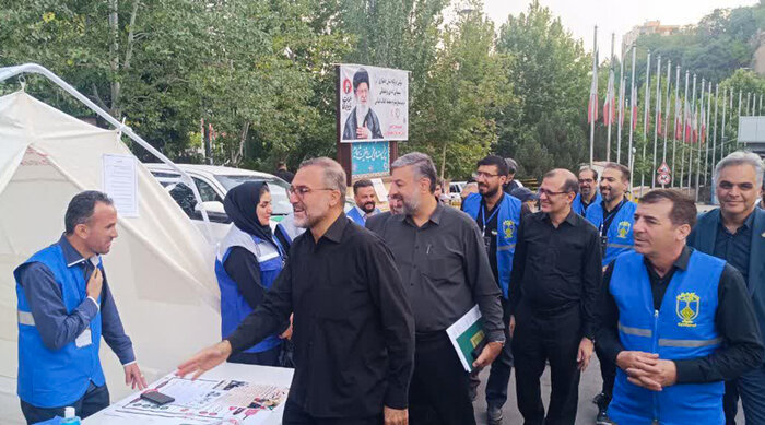 بسیج گسترده امکانات امدادی اصفهان برای زائران مراسم بدرقه «شهید ایران»