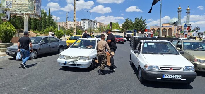 لقمه های بهشتی مادران پردیسی، توشه سفر زائران امام شهید