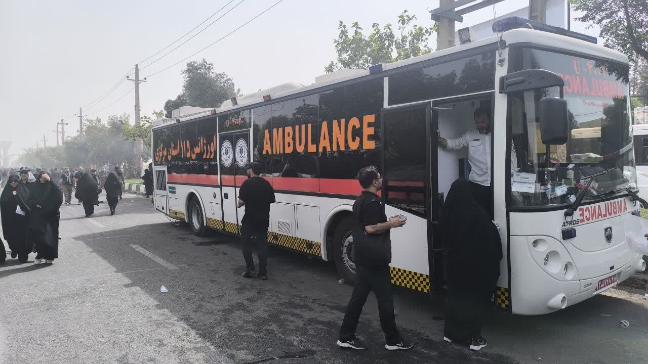 ۴۱۰۰ خدمت درمانی در مراسم تشییع رهبر شهید ارائه شد