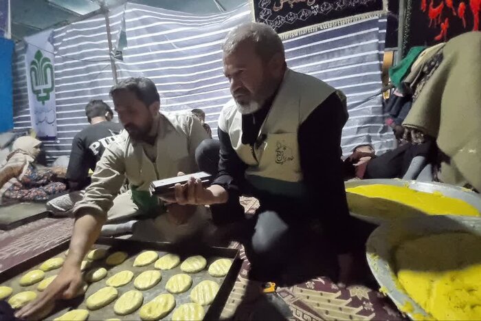 مشق خدمت در وداع
