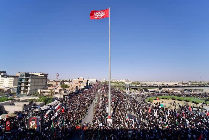 طلوع سرخ در ایوان نجف؛ رجعت «امام شهید» به آستان «پدر»