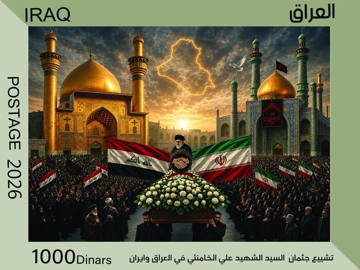 وزیر ارتباطات عراق از انتشار تمبر یادبود تشییع رهبر شهید انقلاب اسلامی خبر داد