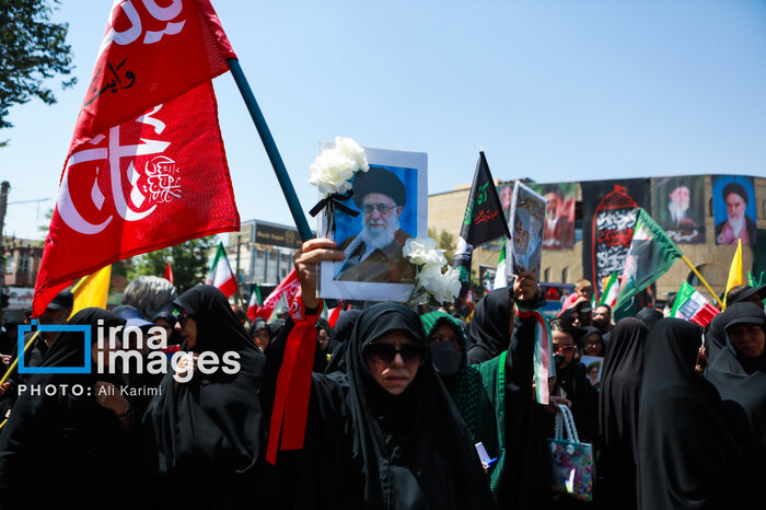 اراک یکپارچه در سوگ آقای شهید ایران