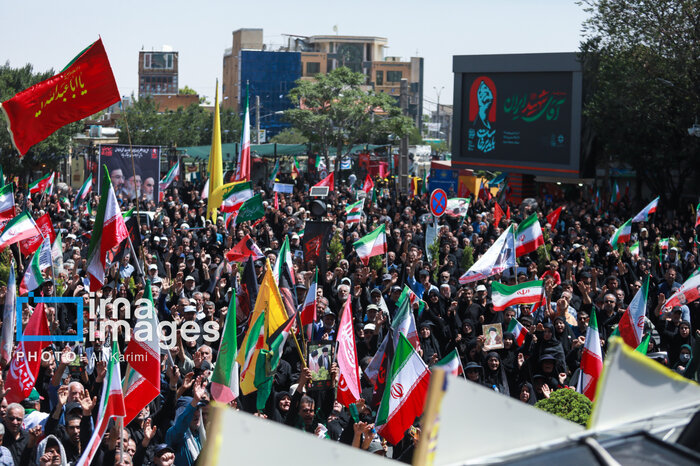 اراک یکپارچه در سوگ آقای شهید ایران