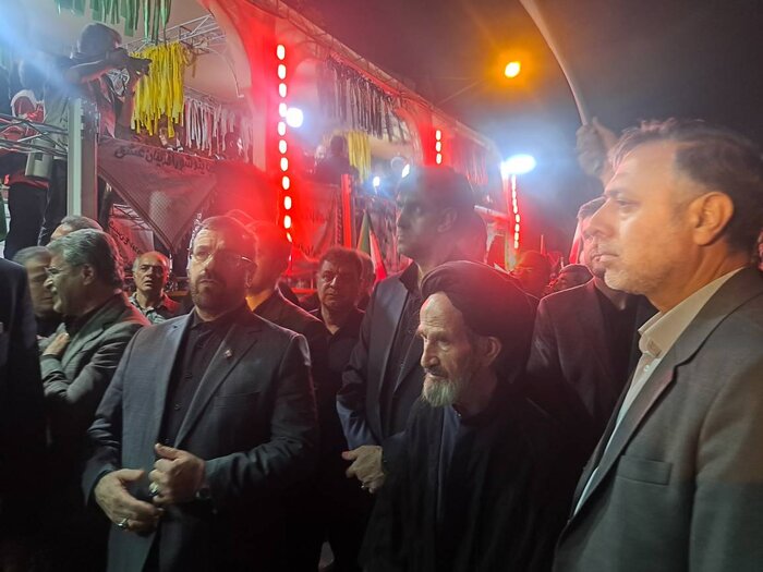 جاماندگان قافله عشق در سومین حرم اهل بیت(ع) به سوگ نشستند