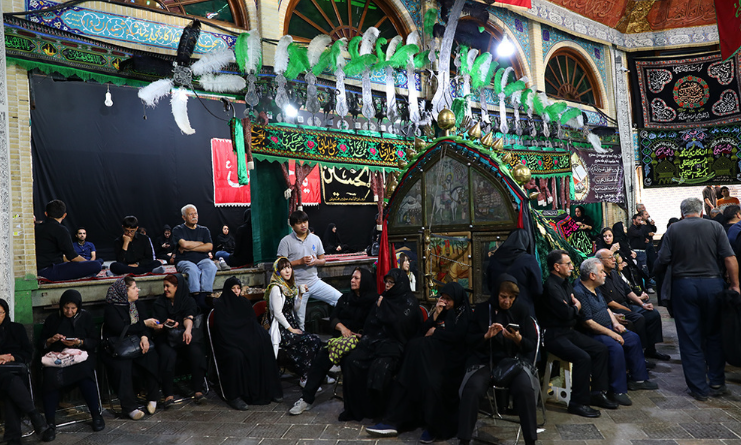 برگزاری آیین تکیه خوانی در شمیران / بزرگداشت رهبر شهید