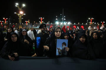 سومین شب آیین گرامیداشت آقای شهید ایران در حرم مطهر رضوی