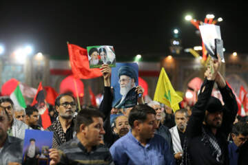 سومین شب آیین گرامیداشت آقای شهید ایران در حرم مطهر رضوی