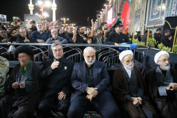سومین شب آیین گرامیداشت آقای شهید ایران در حرم مطهر رضوی