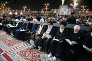 سومین شب آیین گرامیداشت آقای شهید ایران در حرم مطهر رضوی