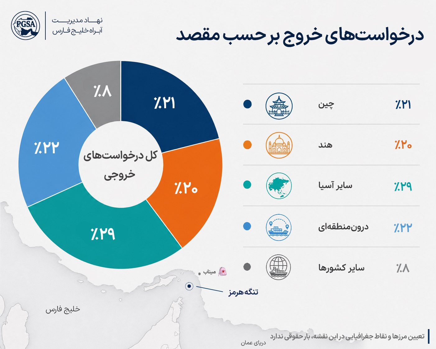 ۲۰۰ شناور غیرایرانی قبل از تنشآفرینی آمریکا از تنگه هرمز عبور کردند