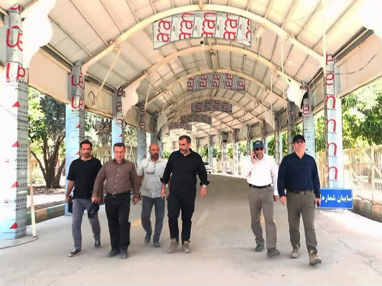 5,000 Square Meters of New Canopies Installed at Khosravi Border