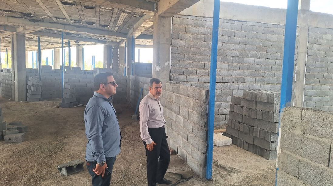 پیشرفت ساختمان فرمانداری شهرستان تفتان از 40 درصد فراتر رفت