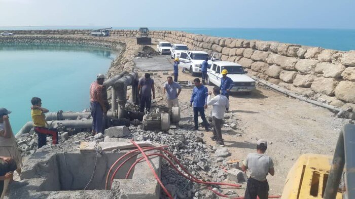 آب شیرینکن بونجی جاسک به مدار بازگشت