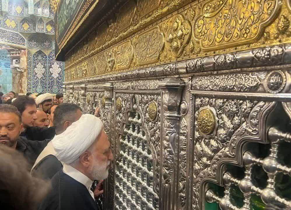 رئیس قوه قضاییه حرم مطهر حضرت معصومه(س) را زیارت کرد