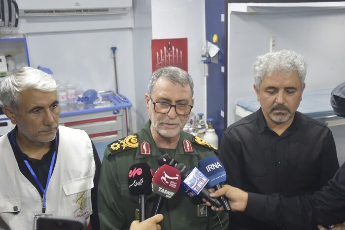 راهاندازی بیمارستان صحرایی ۳۲ تختخوابی سپاه مشهد در مرز مهران