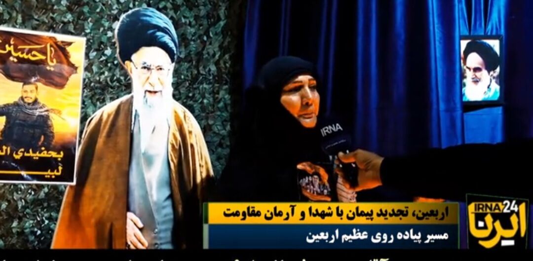 فیلم| پیمان دوباره زائران اربعین با رهبر شهید و فرمانده محور مقاومت