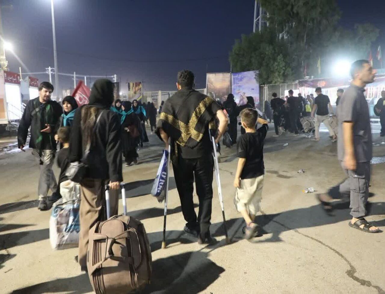 تردد 66 هزار زائر اربعيني غيرايراني از مرز مهران تردد 66 هزار زائر اربعيني غيرايراني از مرز مهران