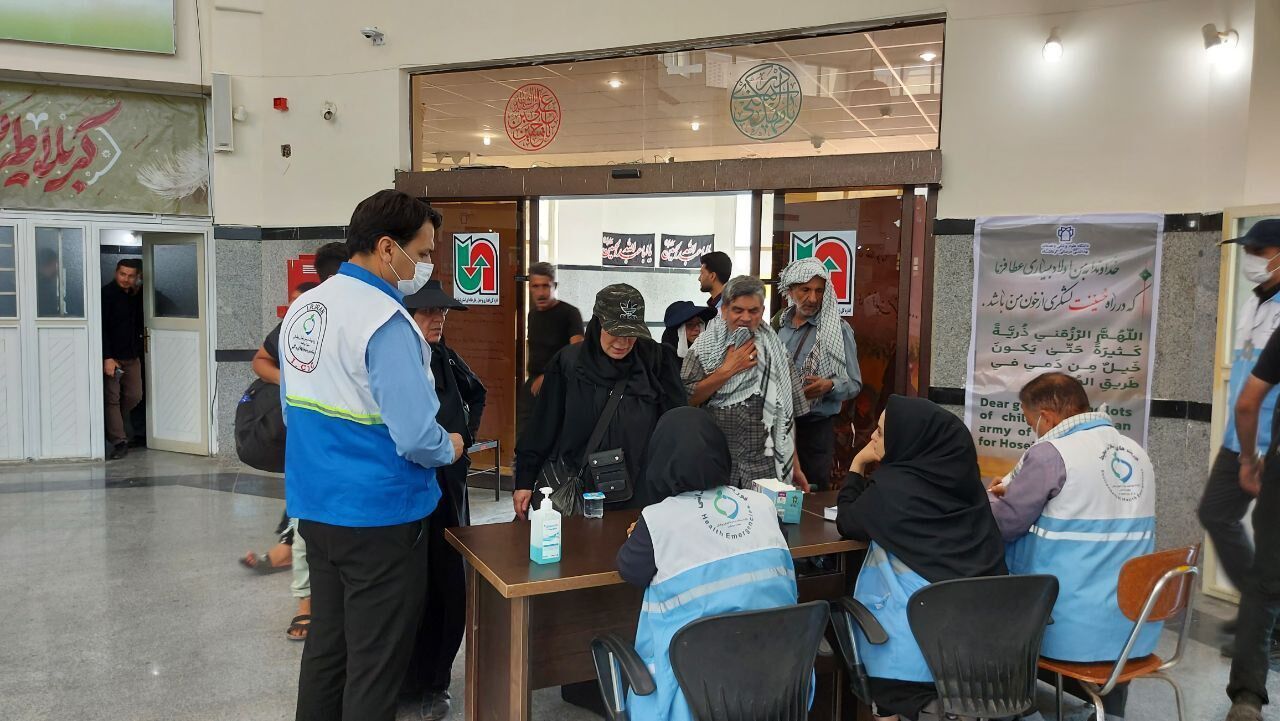 تا آخرین قدم زائران؛ نظام سلامت خوستان در میدان خدمت