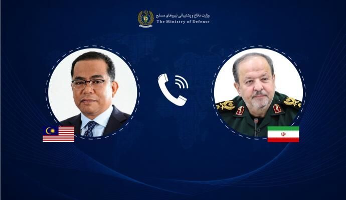 Iran, Malaysia defense ministers discuss stronger defense cooperation